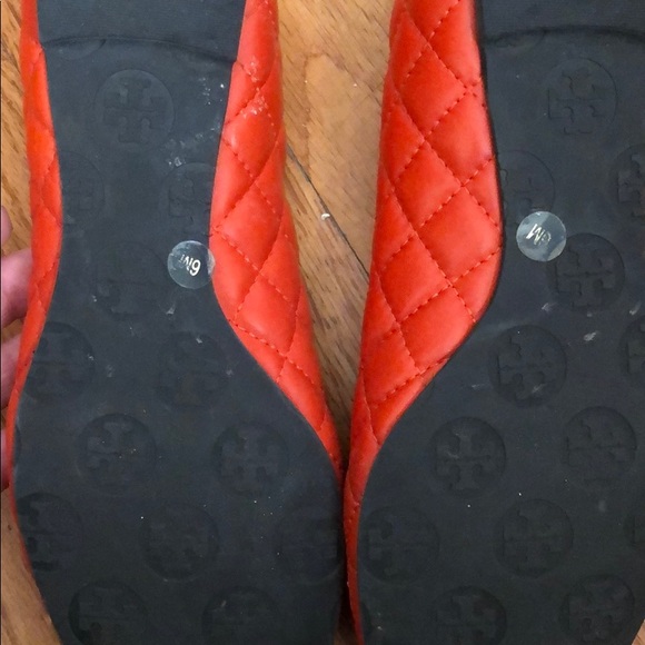 Tory Burch Orange Flats - Picture 4 of 5